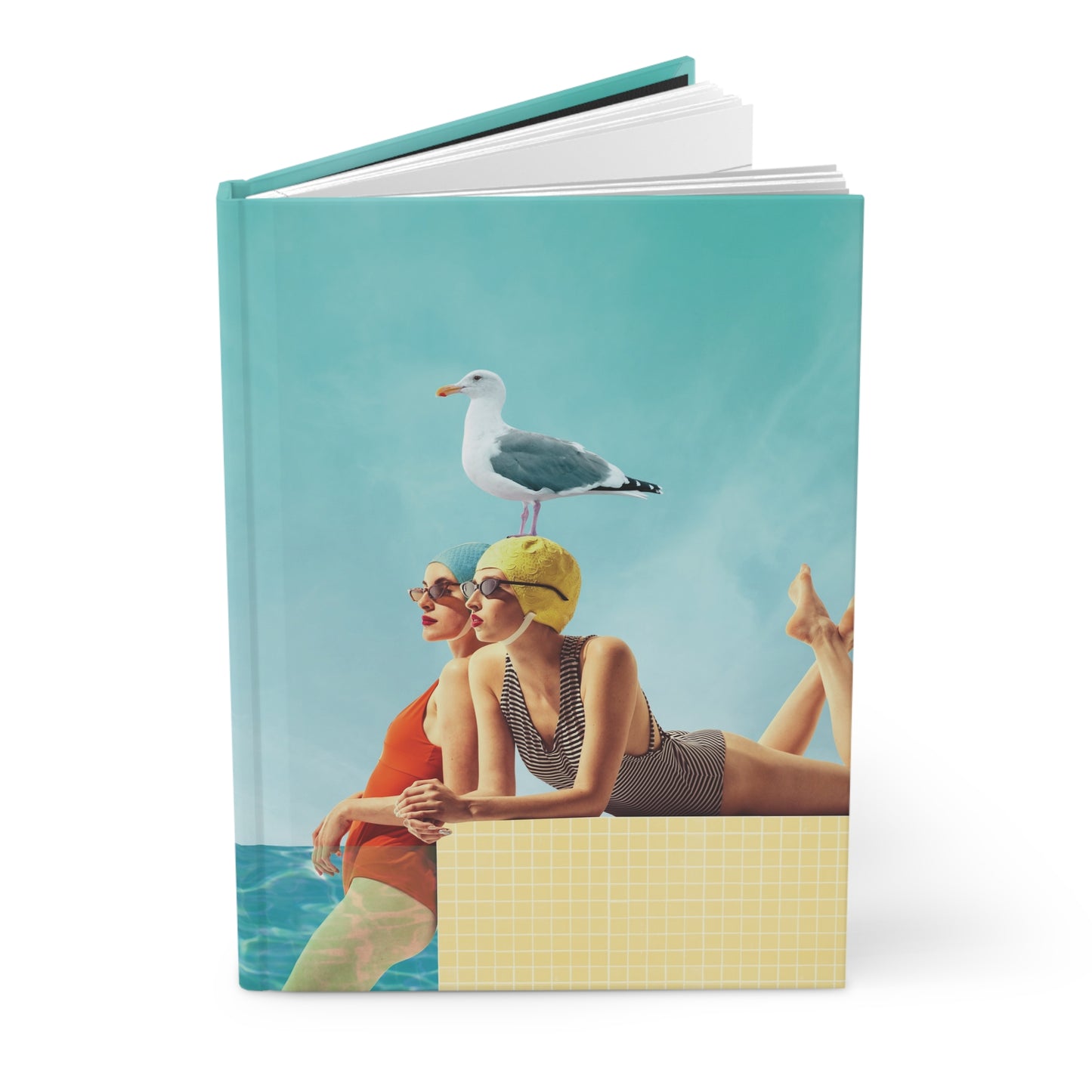 Poolside Contemplation | Premium | Hardcover Journal - Durable Quality Notebook