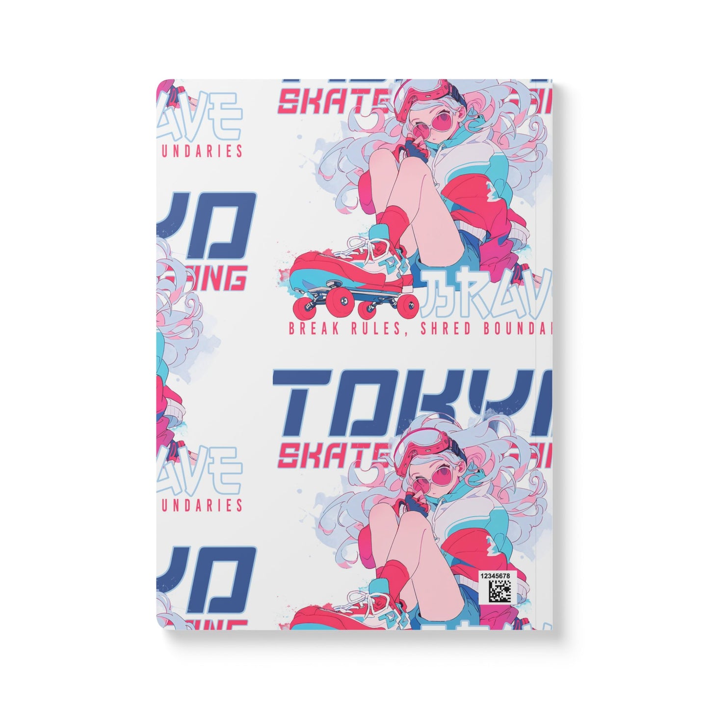 Anime Dreams: Tokyo Skate Gang Vibes | Softcover Premium Journal Notebook