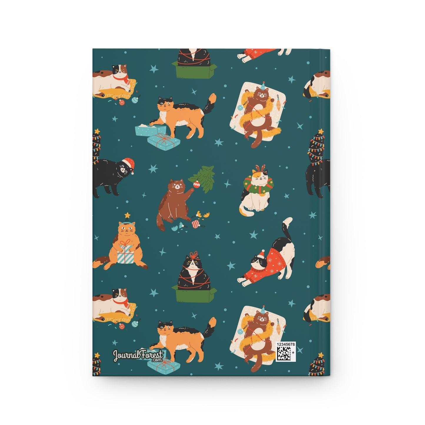 Merry Cat-astrophe  | Hardcover Journal - Durable Quality Notebook