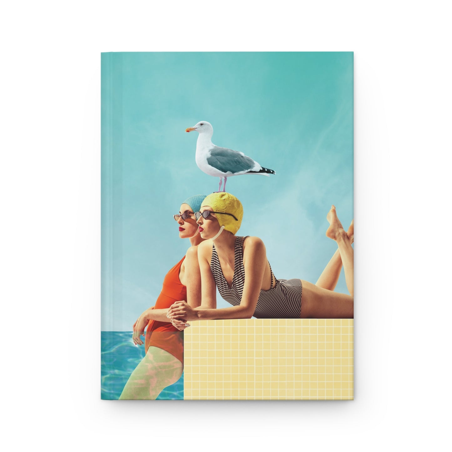 Poolside Contemplation | Premium | Hardcover Journal - Durable Quality Notebook