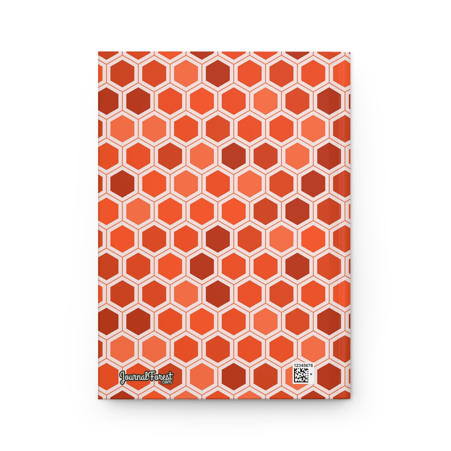 Crimson Hexagon Mosaic | Hardcover Journal - Durable Quality Notebook