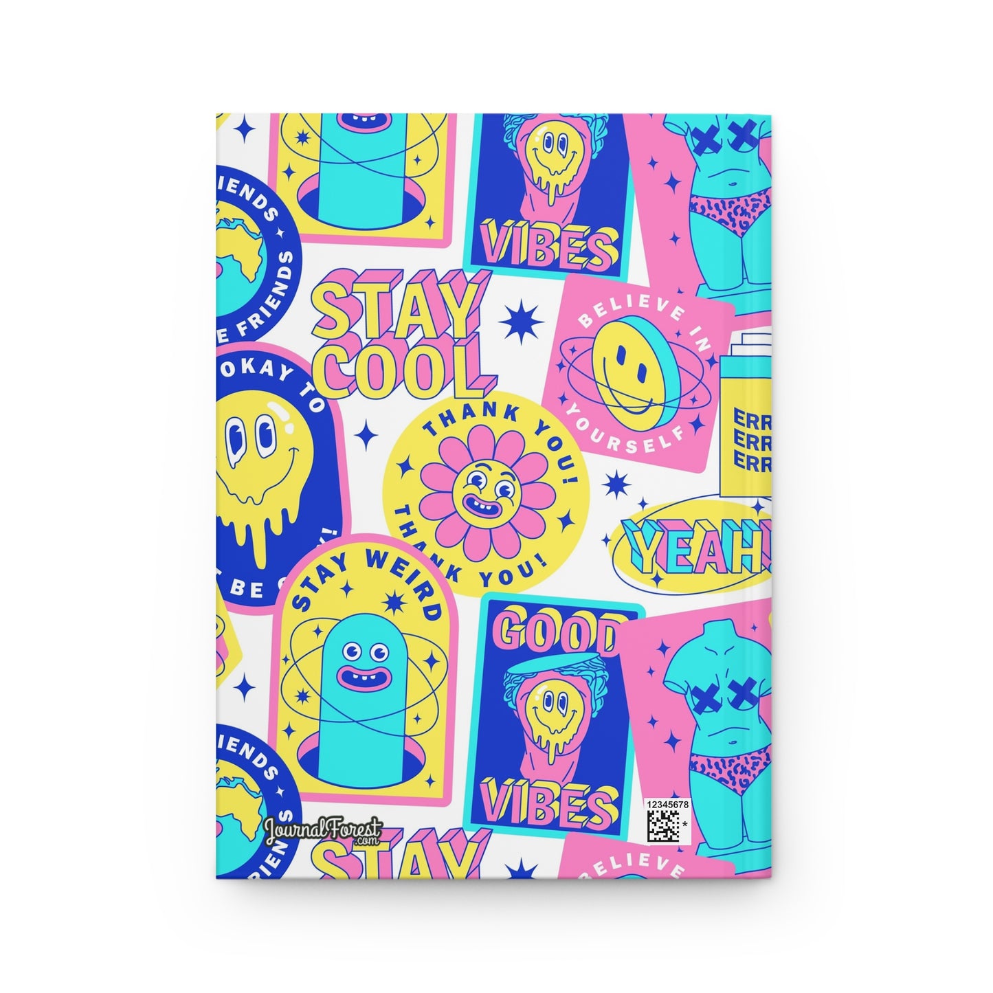 Stay Funky Stay Cool  | Hardcover Journal - Durable Quality Notebook