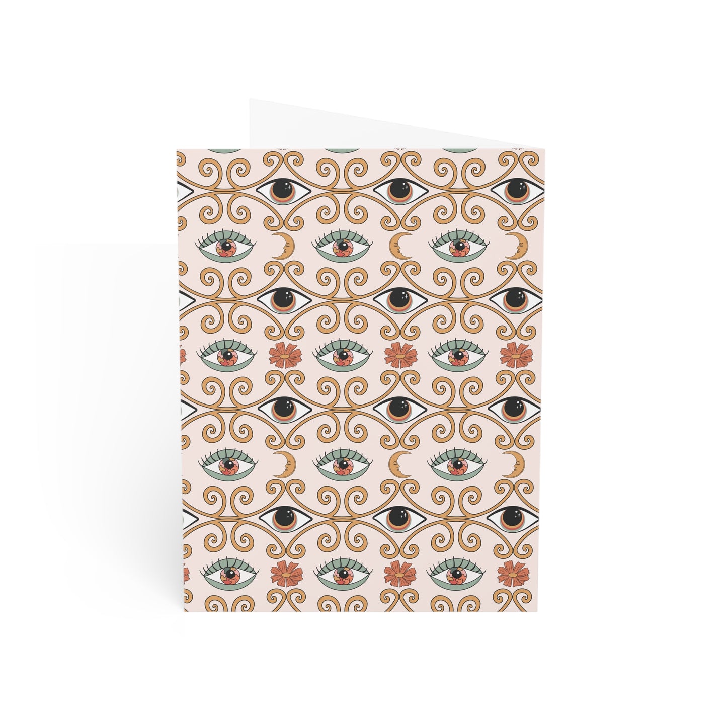 Boho-Chic All Seeing Eye Lost in New Orleans Greeting Cards Set - 10pc