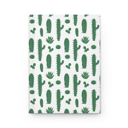 Green Horizon Cactus Notebook  | Premium | Hardcover Journal Matte