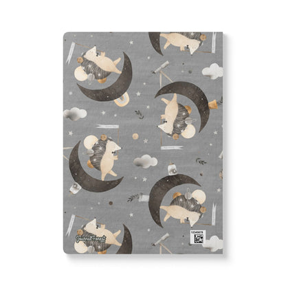 Moonwalker Hedgehog: Cosmic Journey Notebook | Softcover Premium Journal Notebook