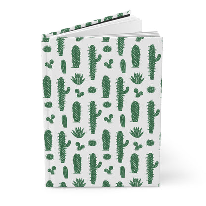 Green Horizon Cactus Notebook  | Premium | Hardcover Journal Matte