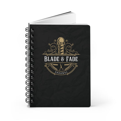 The Blade & Fade Barber Notebook  | Spiral Bound Journal | Made In The USA