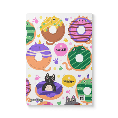 Donuts, Cats & Giggles | Softcover Premium Journal Notebook