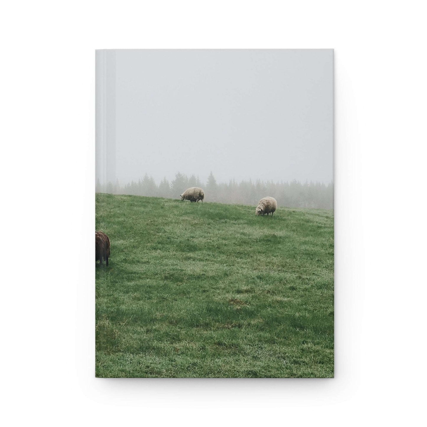 Misty Morning Grazing | Hardcover Journal - Durable Quality Notebook