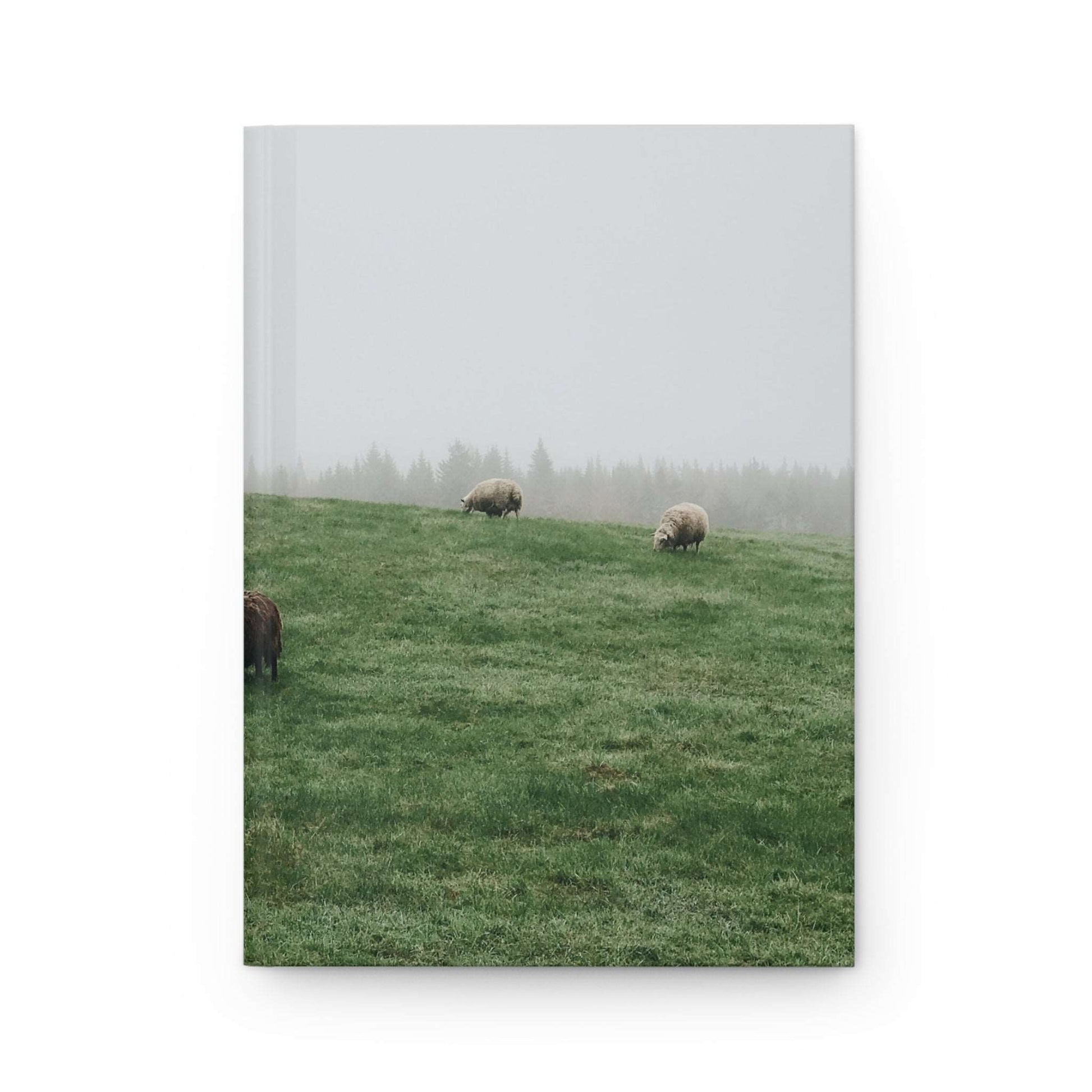 Misty Morning Grazing | Hardcover Journal - Durable Quality Notebook