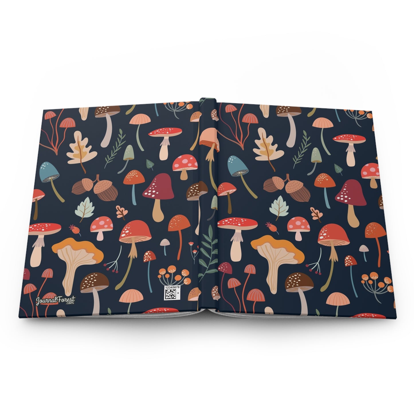 Forest Whimsy Mushroom Kingdom  | Hardcover Journal - Durable Quality Notebook