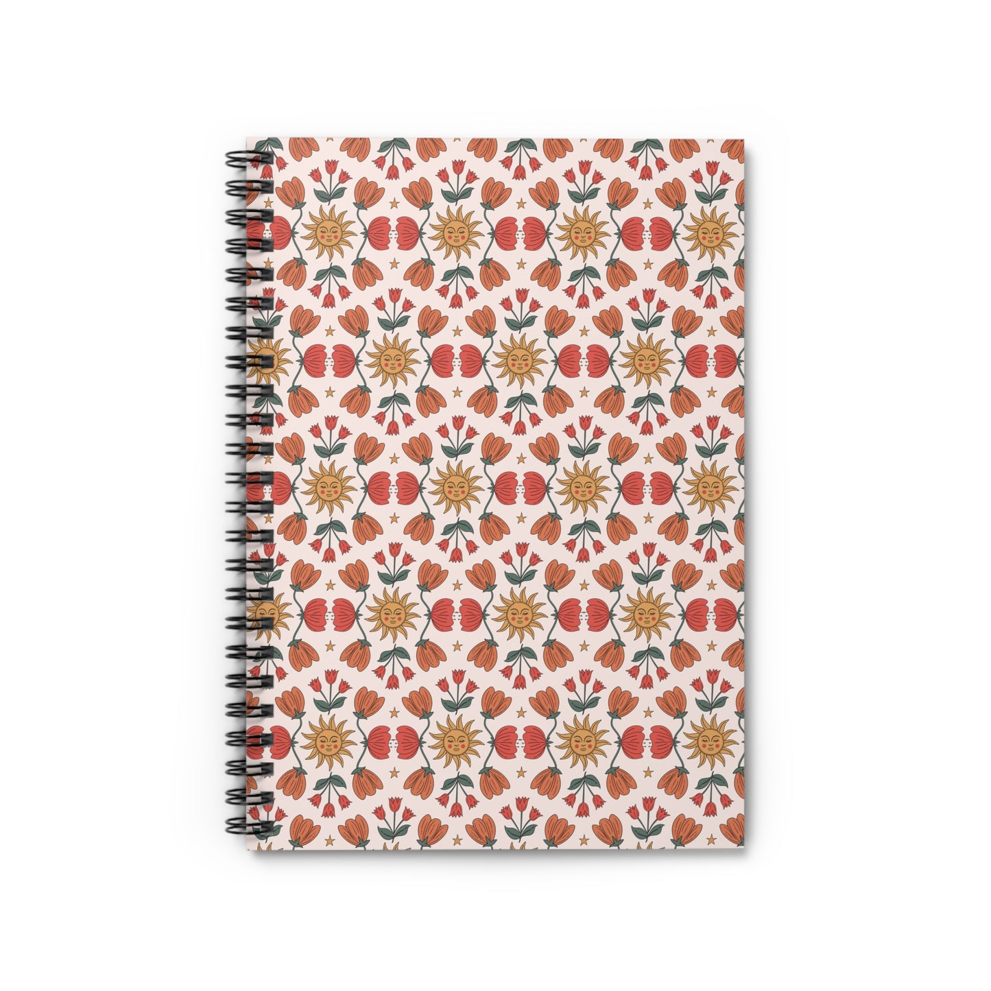 Boho Chic Blooming Spring Sunbeam | Spiral Bound Journal