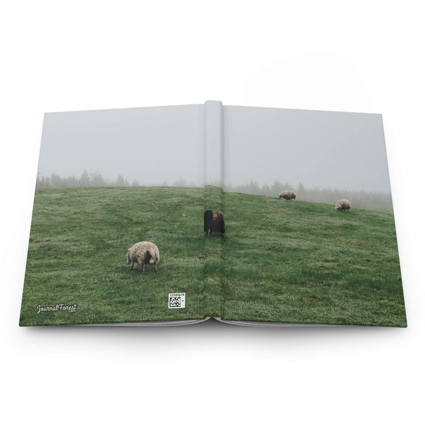 Misty Morning Grazing | Hardcover Journal - Durable Quality Notebook