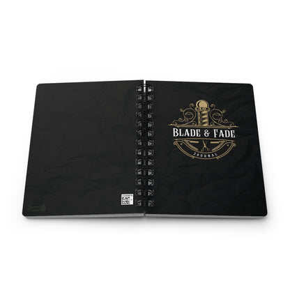 The Blade & Fade Barber Notebook  | Spiral Bound Journal | Made In The USA