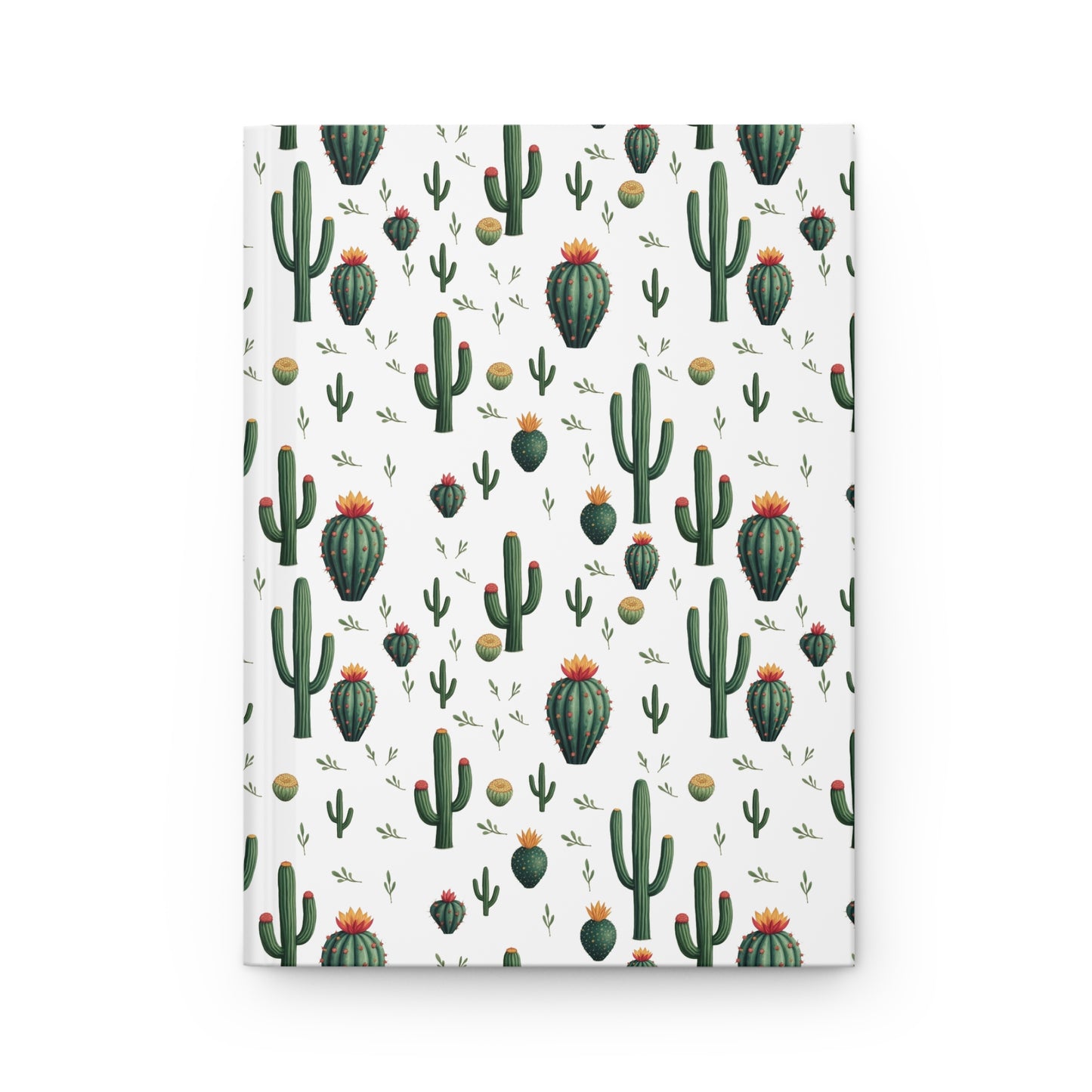 Desert Dreams - Cactus Pattern  | Premium | Hardcover Journal Matte