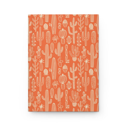 The Morning Cactus Bloom  | Premium | Hardcover Journal Matte