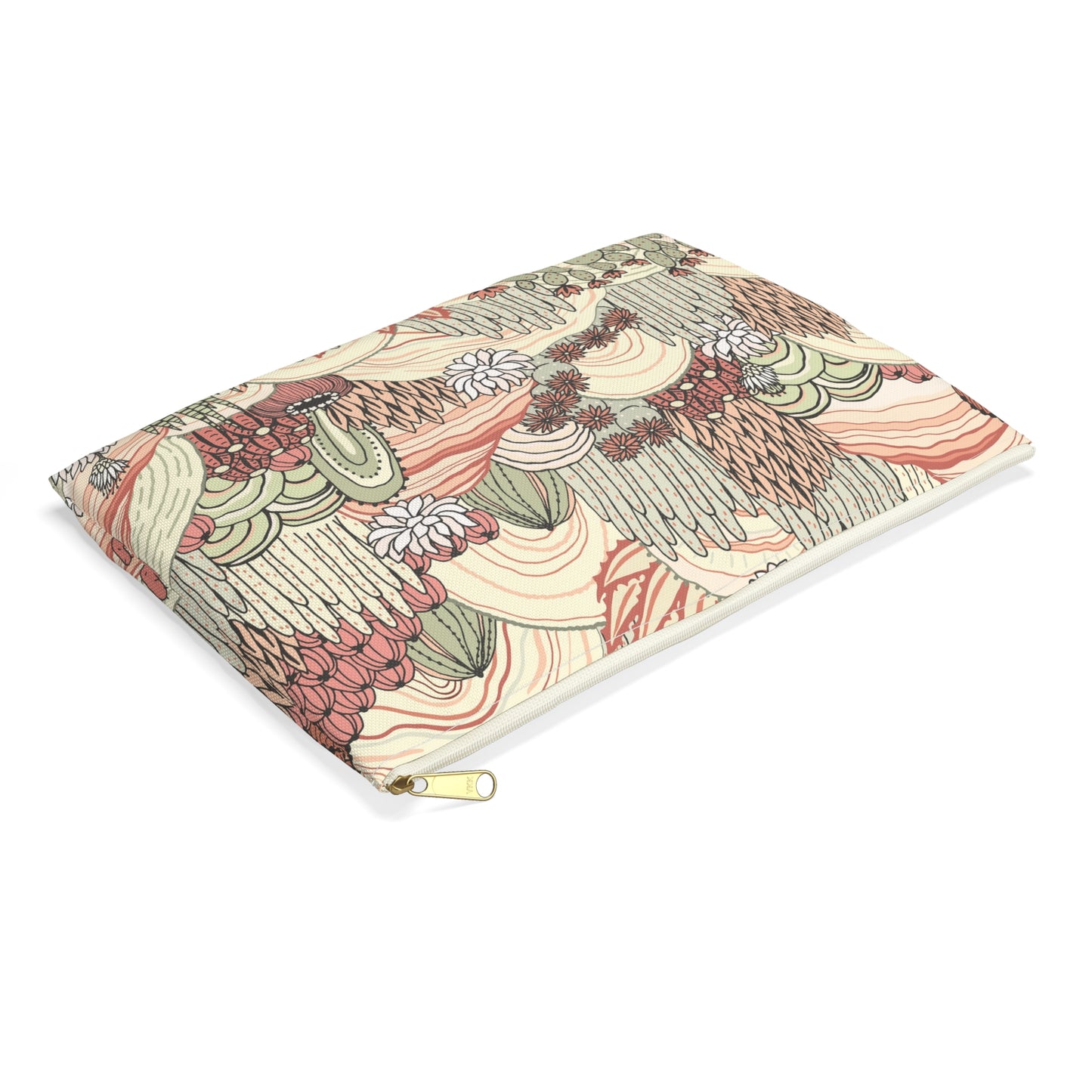 Tucson Cactus Desert XL Pouch – Stylish Storage Pouch for Your Notebook & Essentials