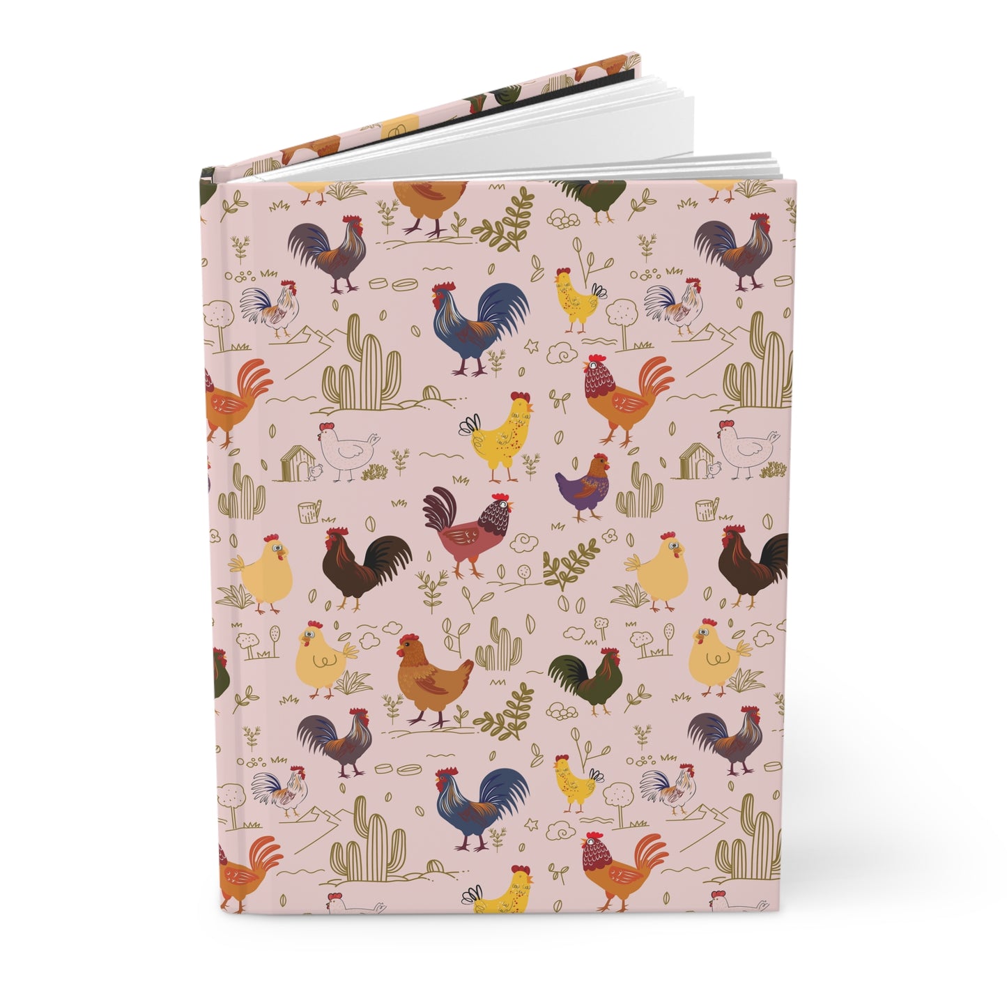 Cluck, Cactus, & Co. | Hardcover Journal - Durable Quality Notebook