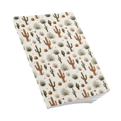 Desert Serenity - Cactus Pattern | Softcover Premium Journal Notebook