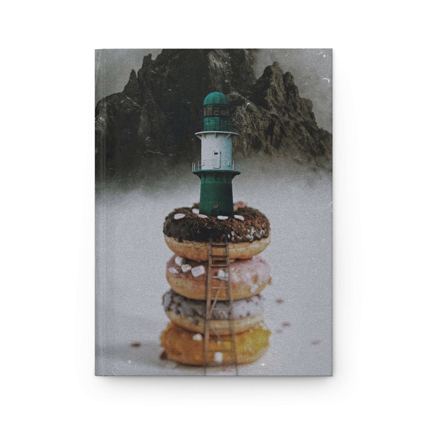 Donut Land Lighthouse | Hardcover Journal - Durable Quality Notebook