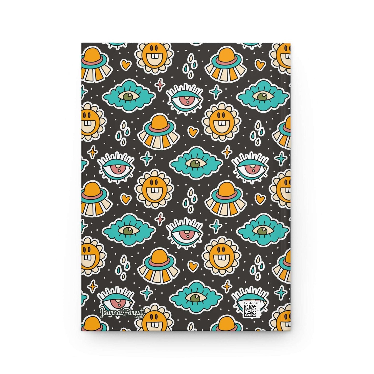 Surreal Sticker Garden  | Hardcover Journal - Durable Quality Notebook