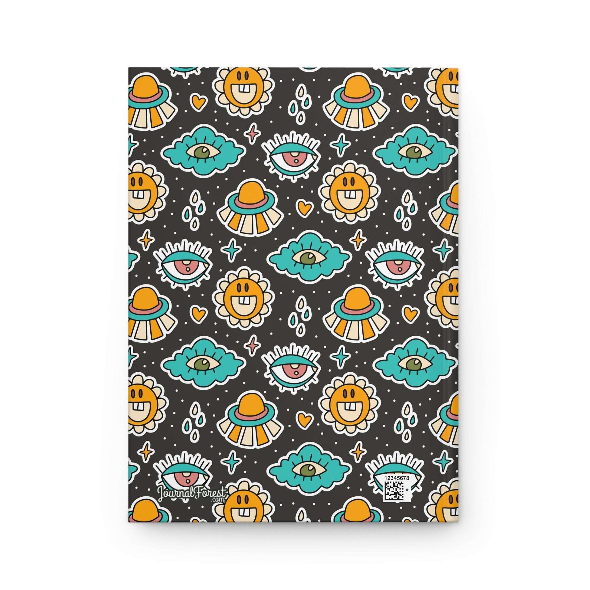 Surreal Sticker Garden  | Hardcover Journal - Durable Quality Notebook