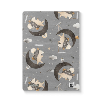 Moonwalker Hedgehog: Cosmic Journey Notebook | Softcover Premium Journal Notebook