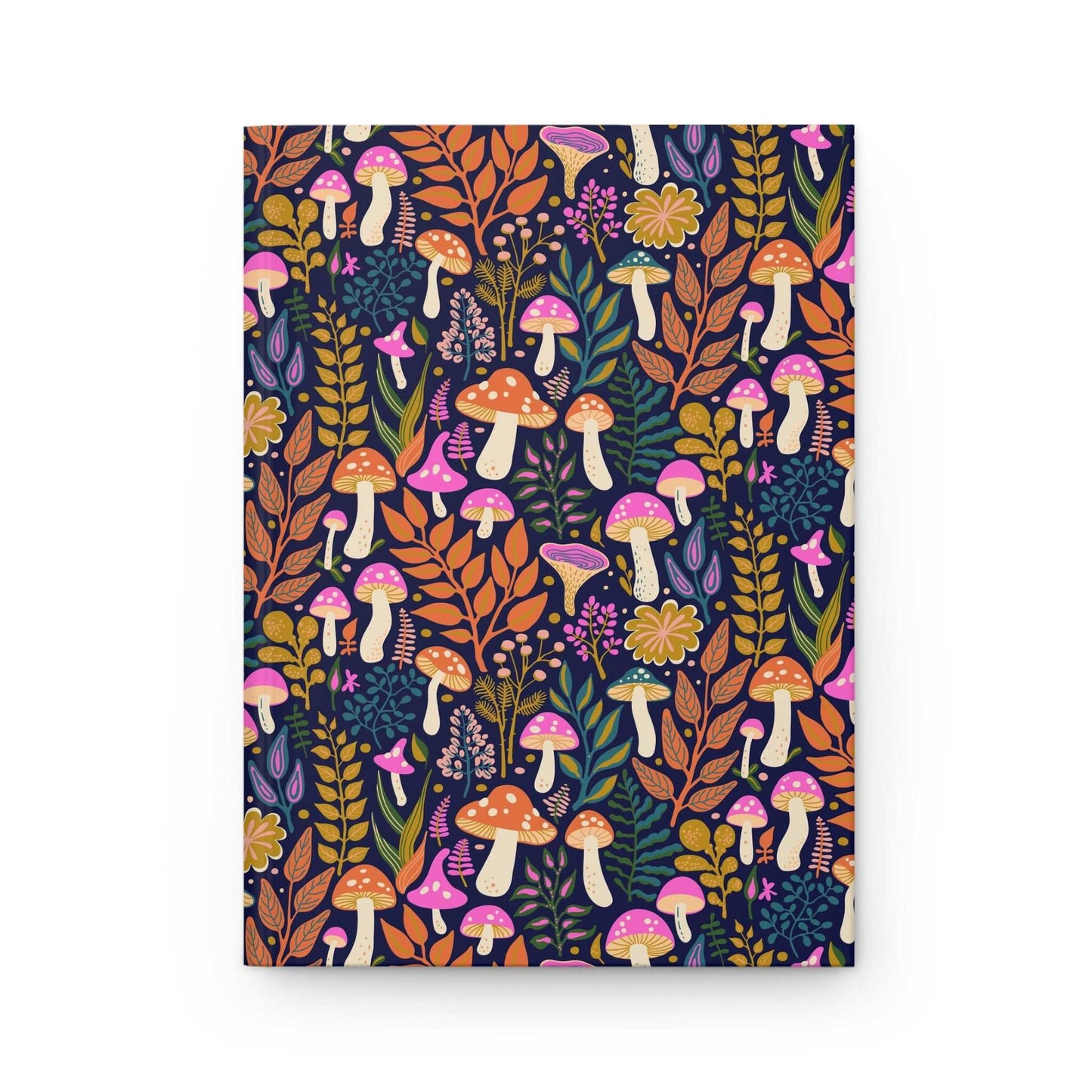 Neon Mushroom Glow  | Hardcover Journal - Durable Quality Notebook