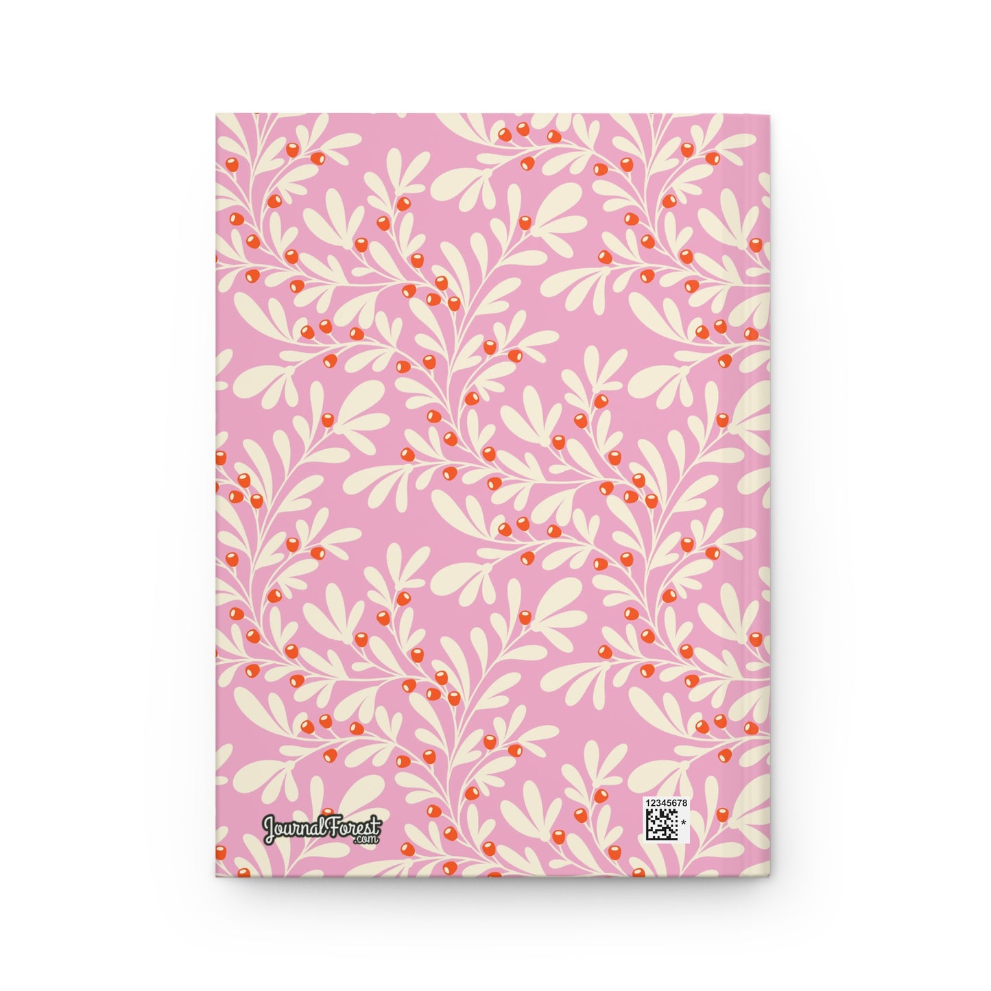 Pink Winterberry Bliss  | Hardcover Journal - Durable Quality Notebook