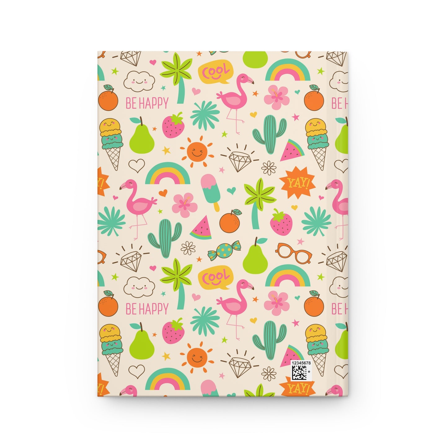 Be Happy Bursts | Hardcover Journal - Durable Quality Notebook