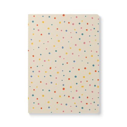 Colorful Polka Dot Party | Softcover Premium Journal Notebook