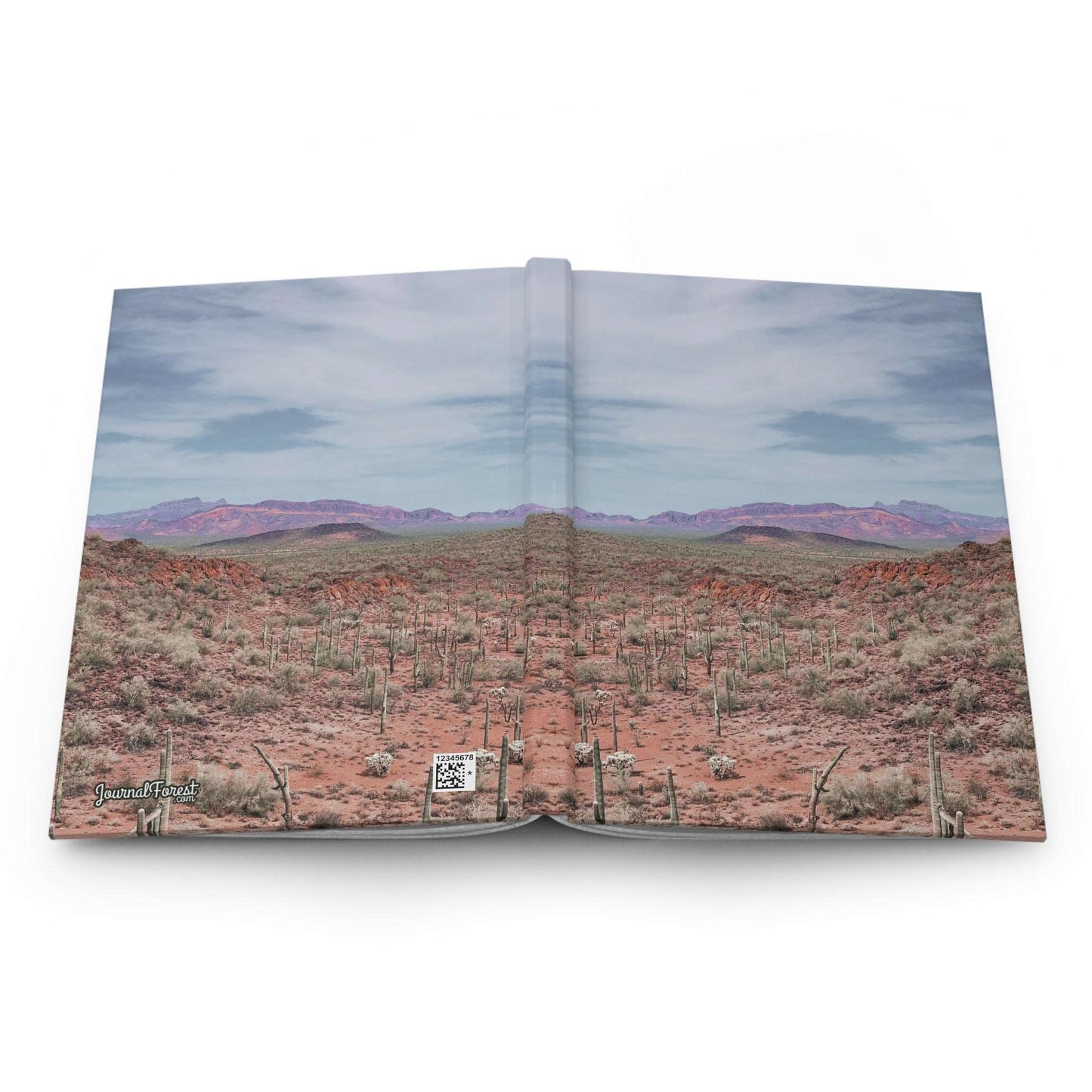 Endless Cactus Horizon | Hardcover Journal - Durable Quality Notebook