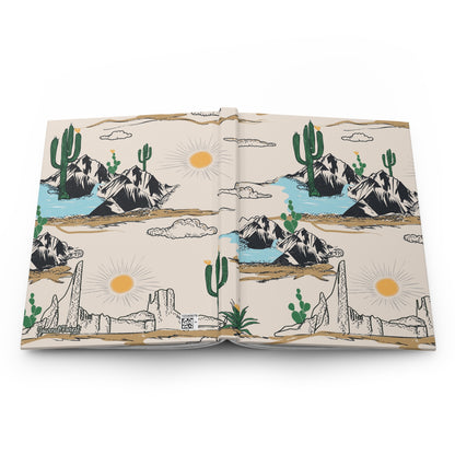 Western Desert Horizon  | Hardcover Journal - Durable Quality Notebook