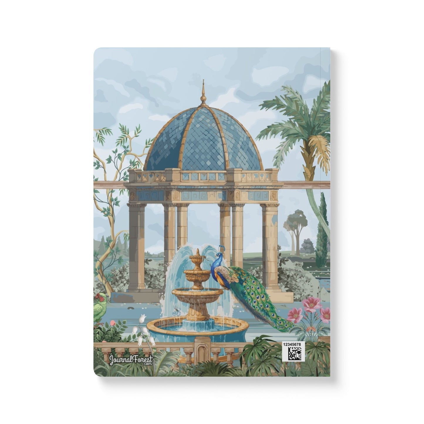 Peacock Pavilion | Softcover Premium Journal Notebook