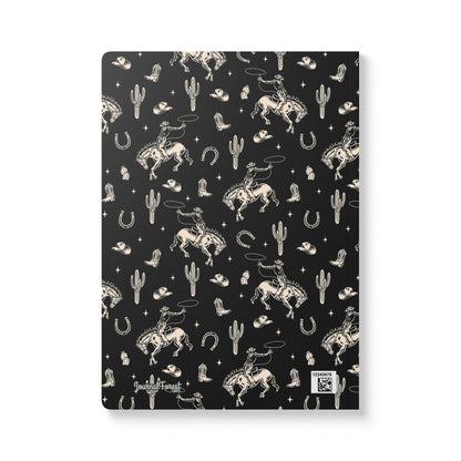 Midnight Western Cowboy | Softcover Premium Journal Notebook