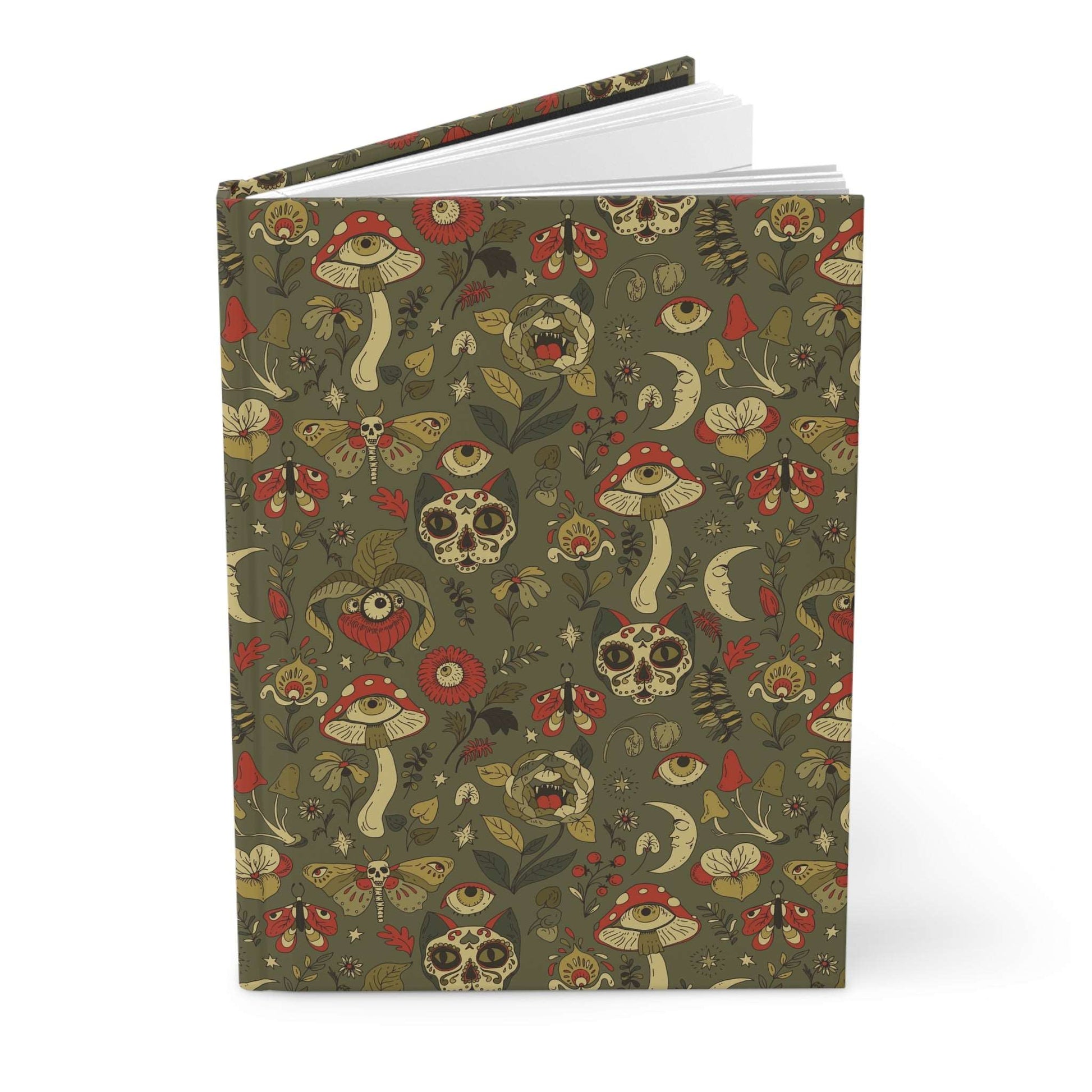 Mystic Mushroom | Hardcover Journal - Durable Quality Notebook