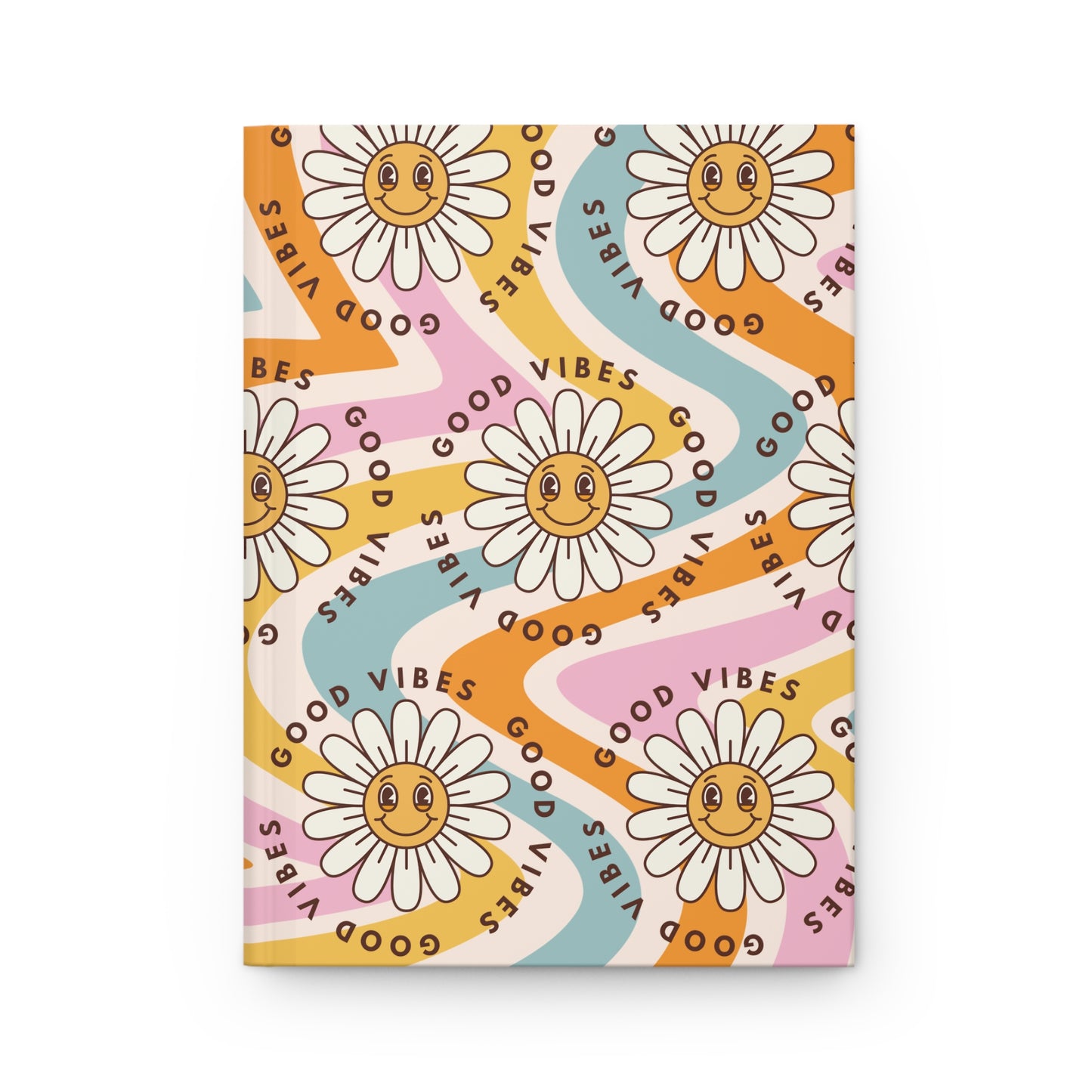 Blooming Vibes: Good Vibes Only  | Premium | Hardcover Journal Matte