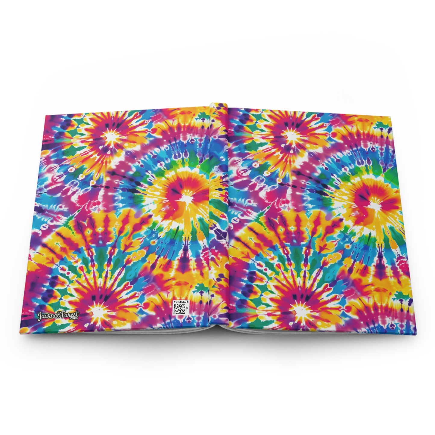 Vibrant Spiral Tie-Dye  | Hardcover Journal - Durable Quality Notebook