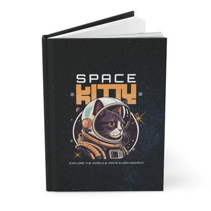 Space Kitty! | Premium | Hardcover Journal Matte