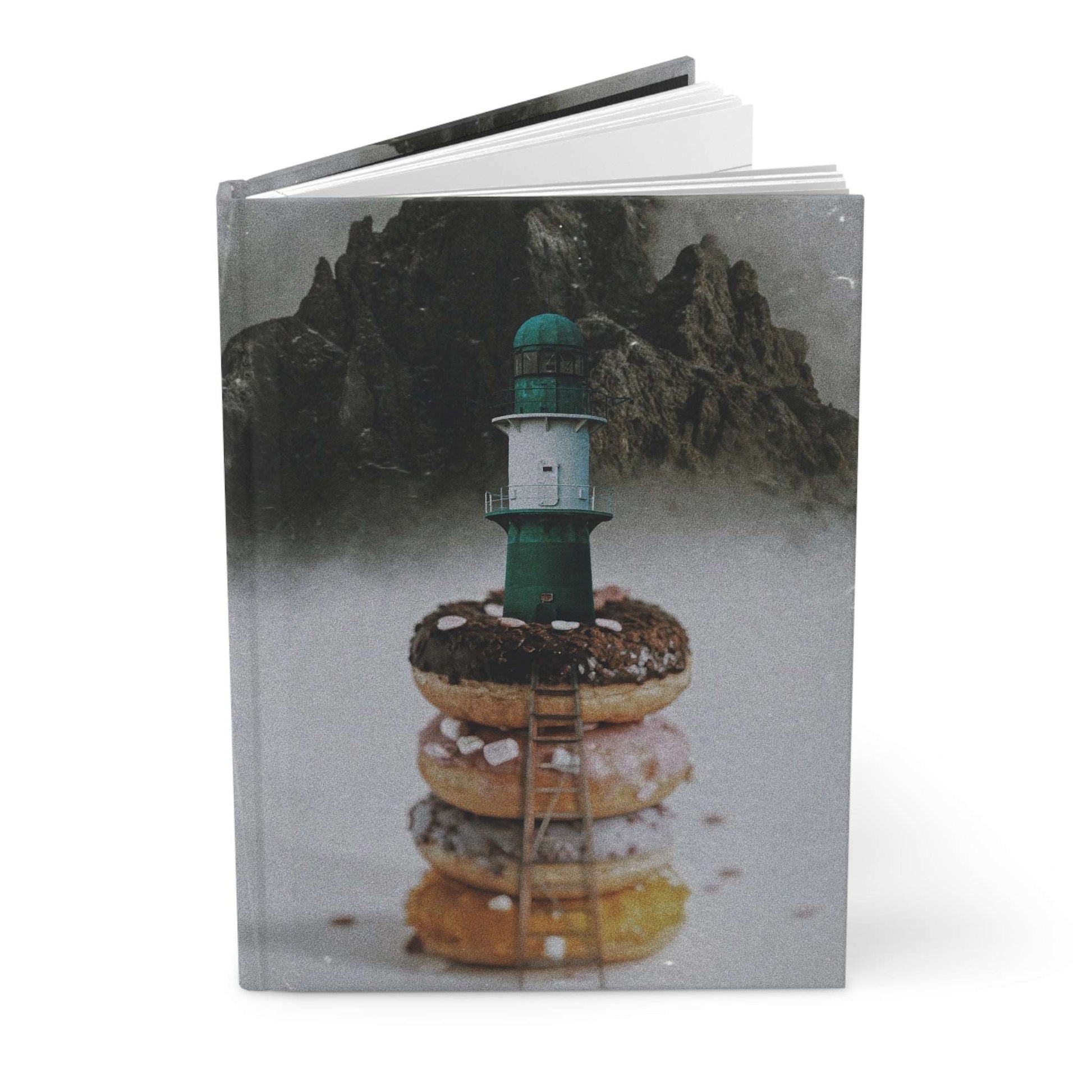 Donut Land Lighthouse | Hardcover Journal - Durable Quality Notebook