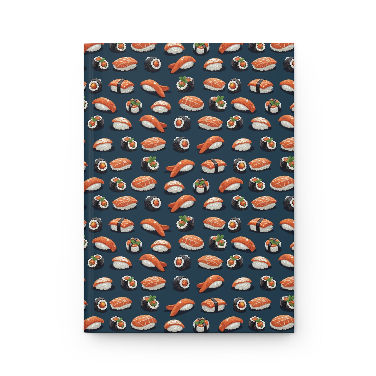 Sushi Nights Pattern Notebook | Premium | Hardcover Journal Matte