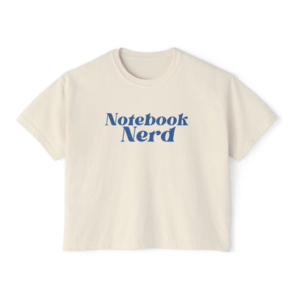 Notebook Nerd Oversized T-Shirt – Cute Journaling & Writing Apparel