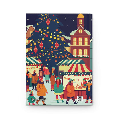 Holiday Village | Premium | Hardcover Journal - Durable Quality Notebook