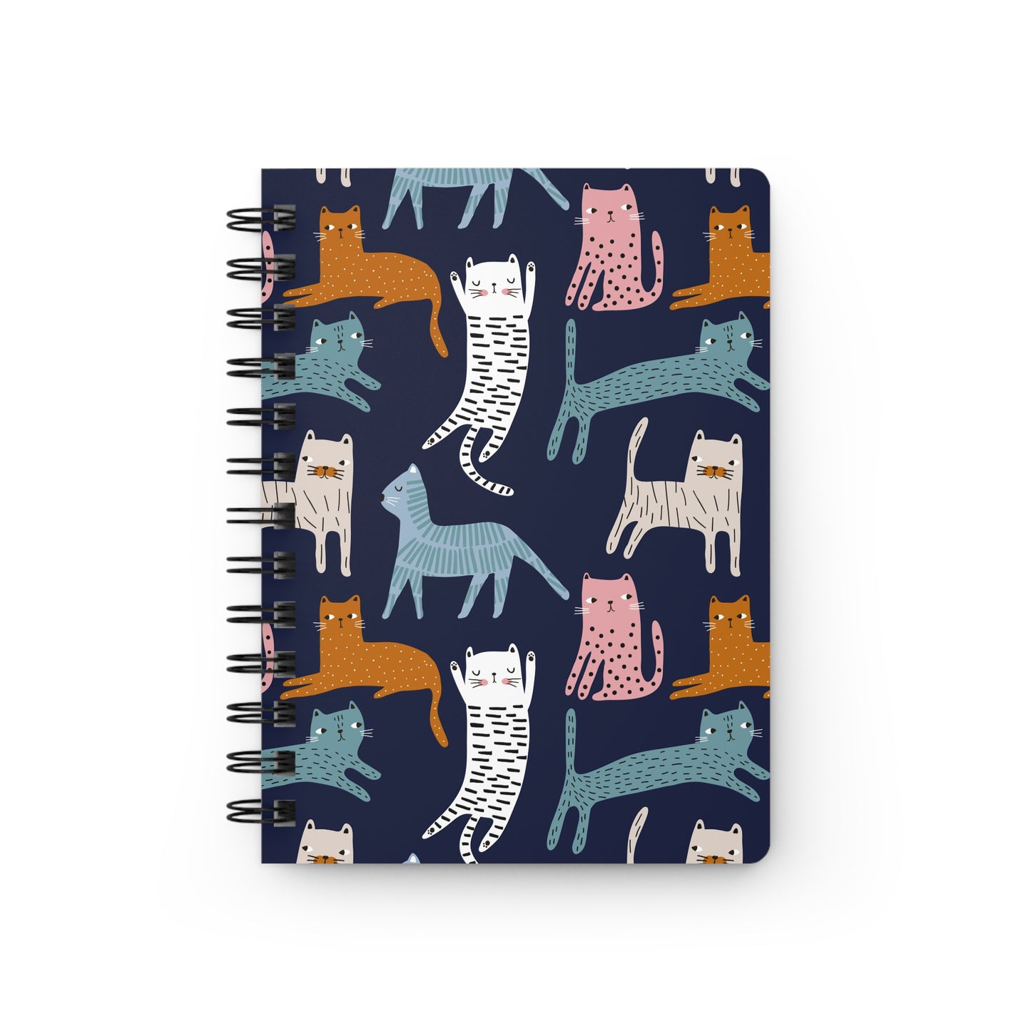 Whiskered Wonders | Spiral Bound Journal | Made In The USA