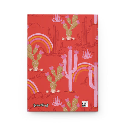 Vibrant Desert Rainbow Notebook | Premium | Hardcover Journal Matte