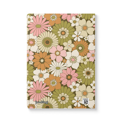 Retro Bloom Revival | Softcover Premium Journal Notebook