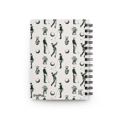 Timeless Greens and Swings | Spiral Bound Journal | Made In The USA