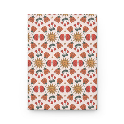 Boho Chic Blooming Spring Sunbeam | Premium | Hardcover Journal Matte