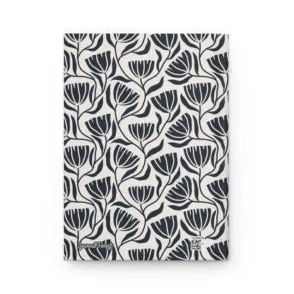 Minimalist Floral Blossoms  | Hardcover Journal - Durable Quality Notebook