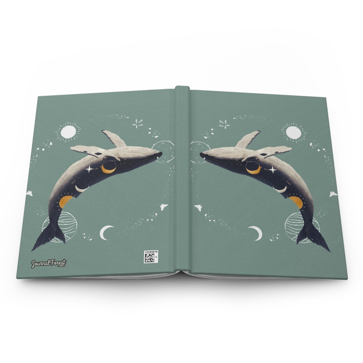 Celestial Whale  | Hardcover Journal - Durable Quality Notebook